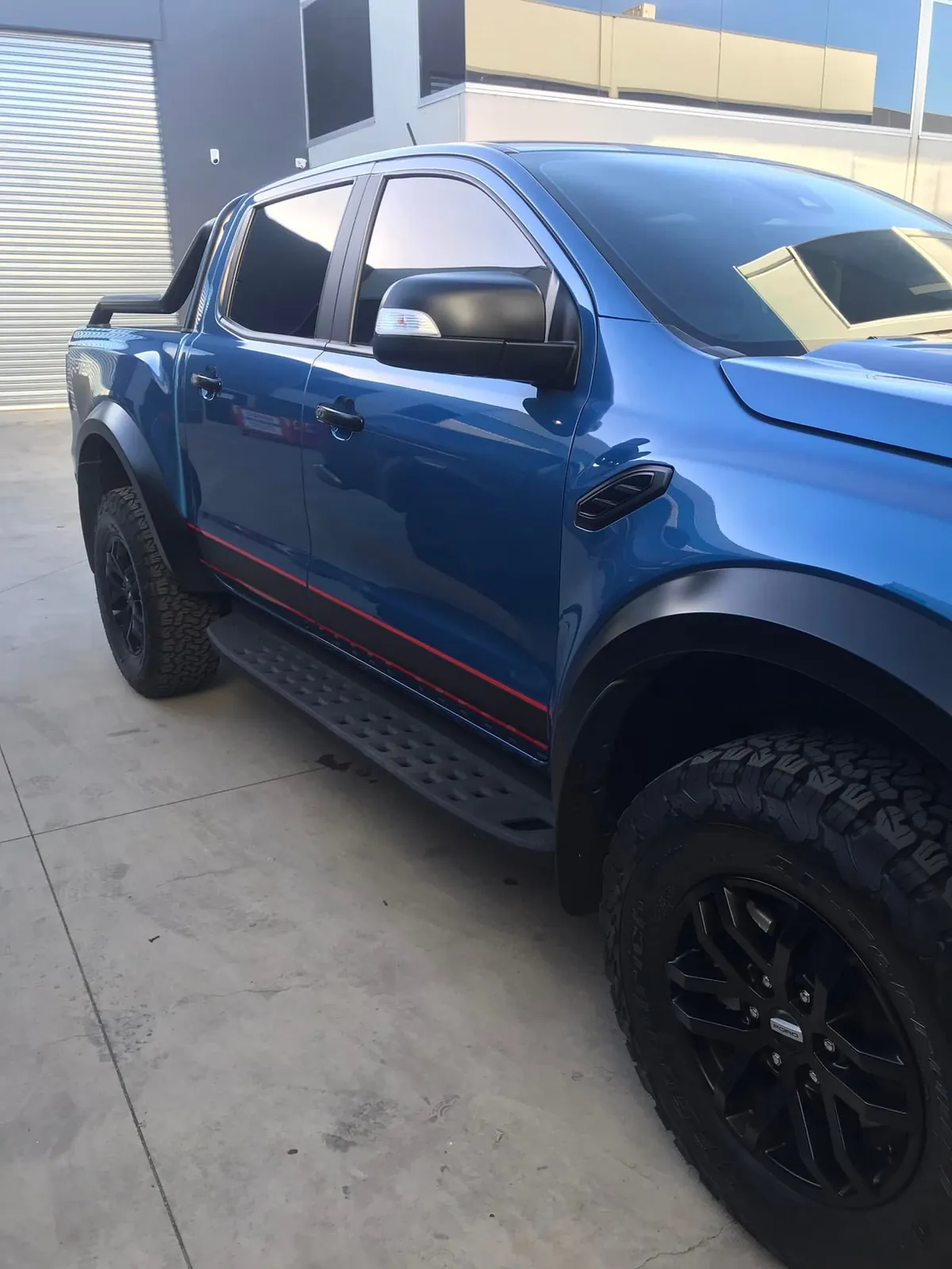 Ford Raptor with custom respray and wrap detailing